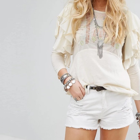 Free People Tops - Free People La Cienga Embroidered Top